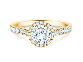 Anillo de compromiso Pure Infinity en 18K oro amarillo con diamantes 0,90ct G/SI