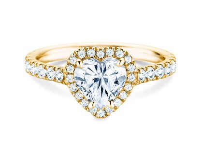 Anillo de compromiso Pure Love en 18K oro amarillo con diamantes 0,65ct G/SI