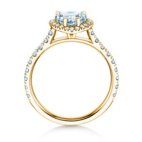 Anillo de compromiso Pure Love en 18K oro amarillo con diamantes 0,65ct G/SI