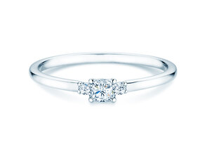 Anillo de compromiso Vivid Petite Cushion Cut