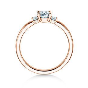 Anillo de compromiso  en 9K oro rosa con diamantes 0,40ct G/SI