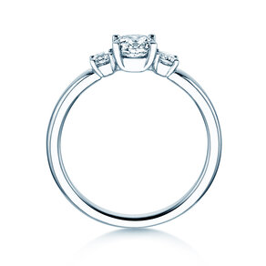 Anillo de compromiso Vivid Petite Diamond en 18K oro blanco con diamantes 0,50ct G/SI
