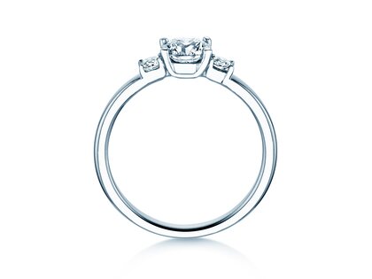 Anillo de compromiso Vivid Petite Diamond en 18K oro blanco con diamantes 0,60ct G/SI