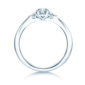 Anillo de compromiso Vivid Diamond en 18K oro blanco con diamantes 0,43ct G/SI