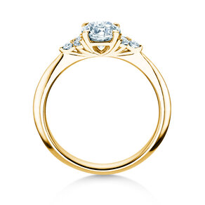 Anillo de compromiso  en 9K oro amarillo con diamantes 1,18ct G/SI