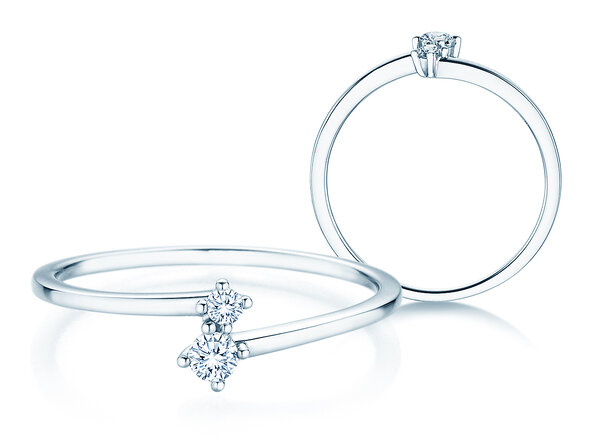 Anillo de compromiso You & Me Classic