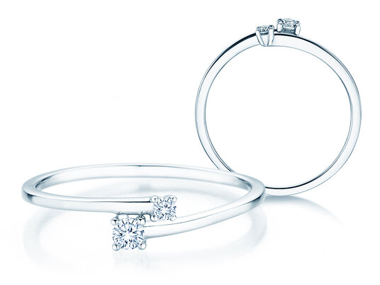 Anillo de compromiso You & Me Modern