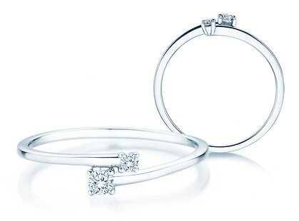 Anillo de compromiso You & Me Modern