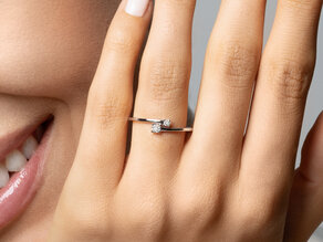 Anillo de compromiso You & Me Modern