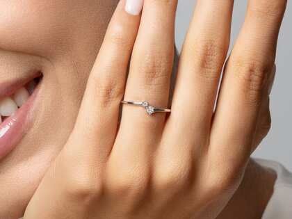 Anillo de compromiso You & Me Soft