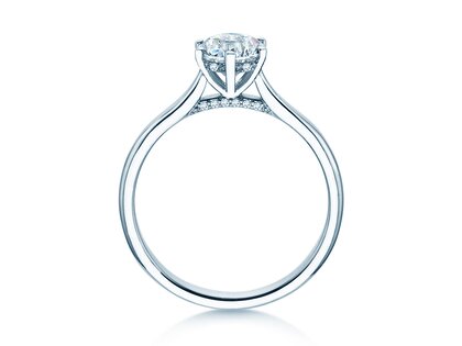 Anillo de compromiso Classic 6 Hidden Halo