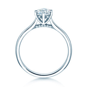 Anillo de compromiso Classic 6 Hidden Halo