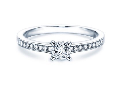 Anillo de compromiso Modern Pavé