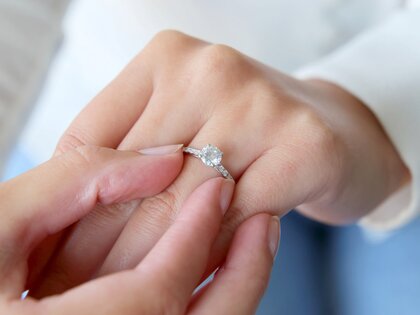 Anillo de compromiso Pure Diamond en 18K oro blanco con diamantes 1,17ct G/SI