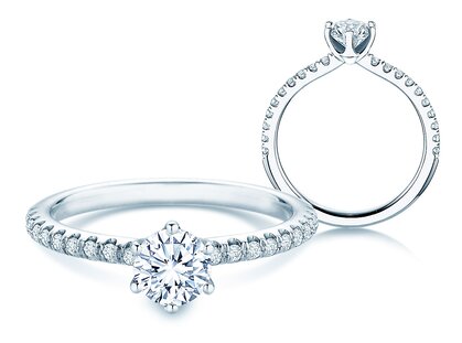 Anillo de compromiso Royal Pavé