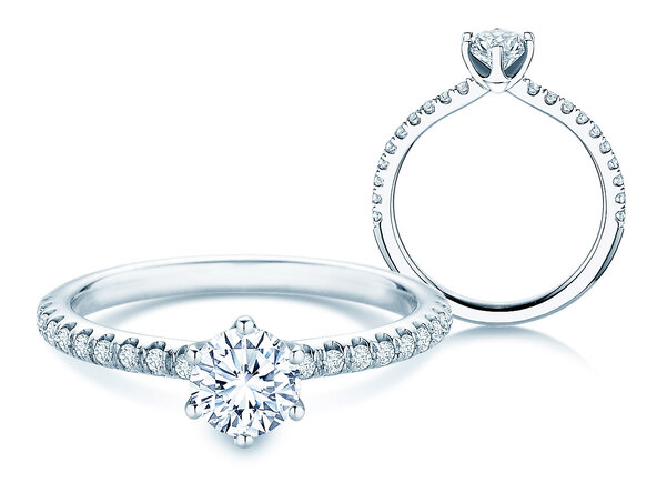 Anillo de compromiso Royal Pavé