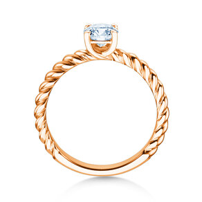 Anillo de compromiso Classic Loop en 9K oro rosa con diamante 1,00ct H/SI
