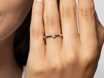 Anillo de compromiso Classic Petite