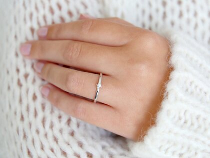 Anillo de compromiso Classic Petite