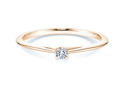 Anillo de compromiso Delight en 18K oro amarillo con diamante 0,05ct H/SI