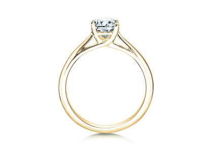 Anillo de compromiso Delight en 14K oro amarillo con diamante 1,00ct H/SI