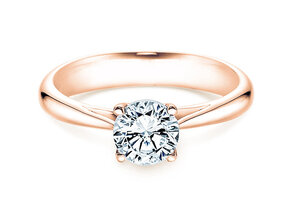 Anillo de compromiso Delight en 18K oro rosa con diamante 1,00ct H/SI