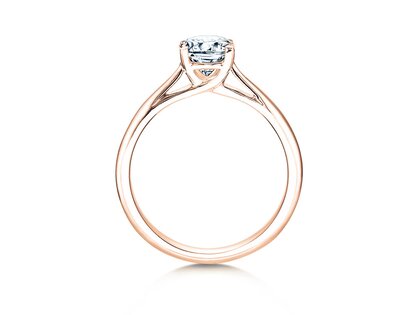 Anillo de compromiso Delight en 18K oro rosa con diamante 1,00ct H/SI