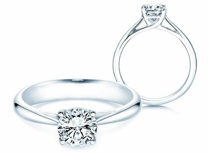 Anillo de compromiso Delight en platino 950/- con diamante 1,00ct G/SI