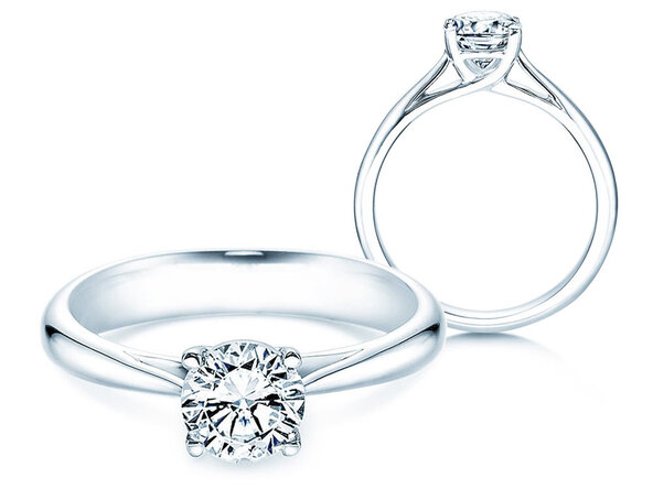 Anillo de compromiso Delight en 14K oro blanco con diamante 2,50ct G/SI
