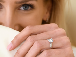 Anillo de compromiso Delight en 14K oro blanco con diamante 2,50ct G/SI