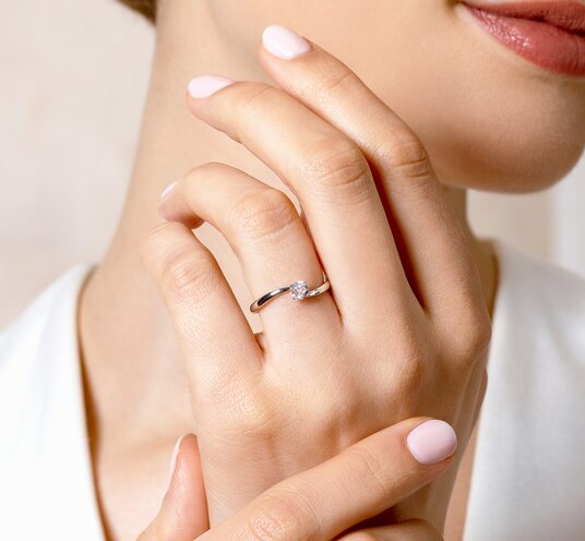Anillo de compromiso Devour en plata