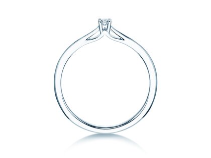 Anillo de compromiso Heaven 4 en plata 925/- con diamante 0,07ct G/VS