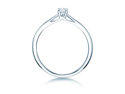 Anillo de compromiso Heaven 4 en plata 925/- con diamante 0,10ct G/SI