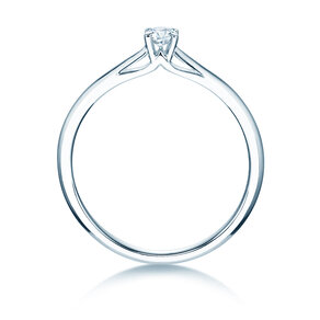 Anillo de compromiso Heaven 4 en plata 925/- con diamante 0,10ct G/SI