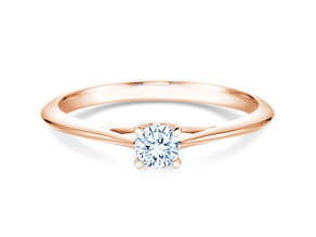 Anillo de compromiso Heaven 4 en oro rosa