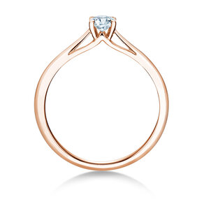 Anillo de compromiso Heaven 4 en oro rosa
