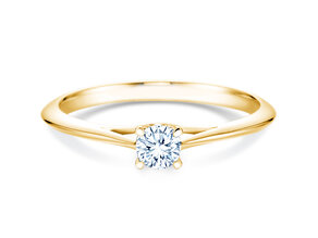 Anillo de compromiso Heaven 4 en oro amarillo