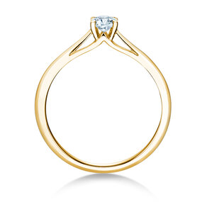 Anillo de compromiso Heaven 4 en oro amarillo