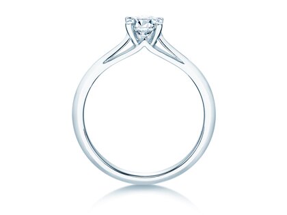 Anillo de compromiso Heaven 4 en 18K oro blanco con diamante 0,30ct G/SI