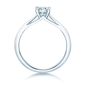 Anillo de compromiso Heaven 4 en 18K oro blanco con diamante 0,30ct G/SI