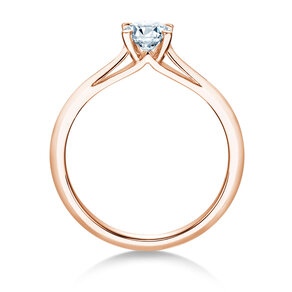 Anillo de compromiso Heaven 4 en 18K oro rosa con diamante 0,30ct G/SI