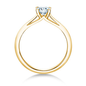 Anillo de compromiso Heaven 4 en 18K oro amarillo con diamante 0,30ct G/SI