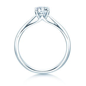 Anillo de compromiso Heaven 4 en platino 950/- con diamante 0,50ct H/SI