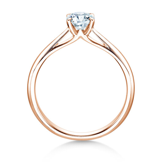 Anillo de compromiso Heaven 4 en oro rosa
