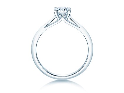 Anillo de compromiso Heaven 4 en 14K oro blanco con diamante 0,75ct G/SI