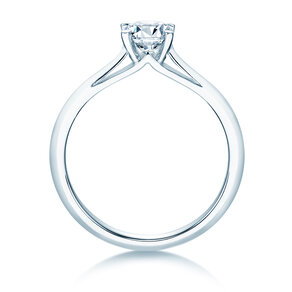 Anillo de compromiso Heaven 4 en 14K oro blanco con diamante 0,75ct G/SI