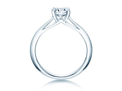 Anillo de compromiso Heaven 4 en 18K oro blanco con diamante 1,25ct H/SI