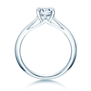 Anillo de compromiso Heaven 4 en 18K oro blanco con diamante 1,25ct H/SI