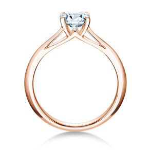 Anillo de compromiso Heaven 4 en 14K oro rosa con diamante 1,00ct G/SI