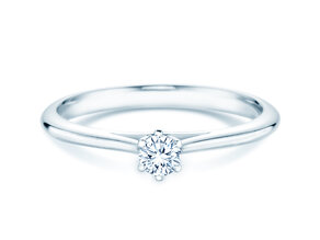 Anillo de compromiso Heaven 6 en plata 925/- con diamante 0,15ct G/SI